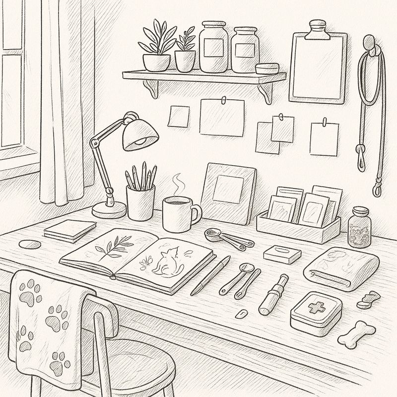 Jen with her rescue pets Barnaby and Cleo